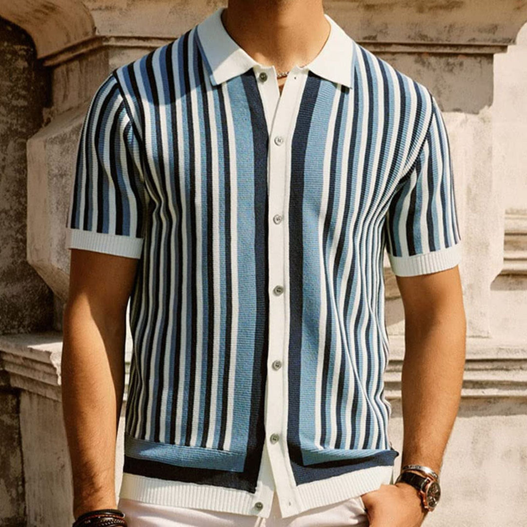 Brighton Striped Button Up