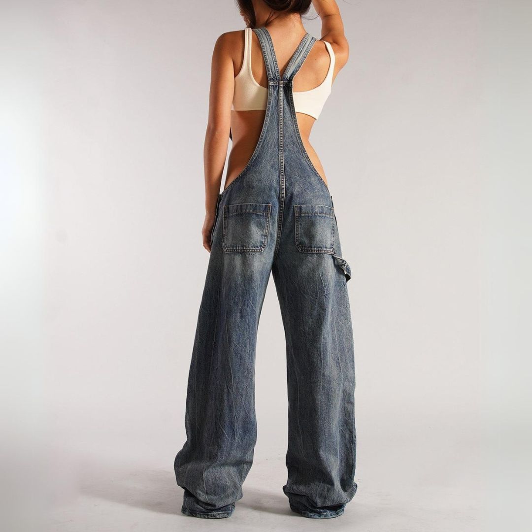 Harper Denim Overalls - Benson & Clark