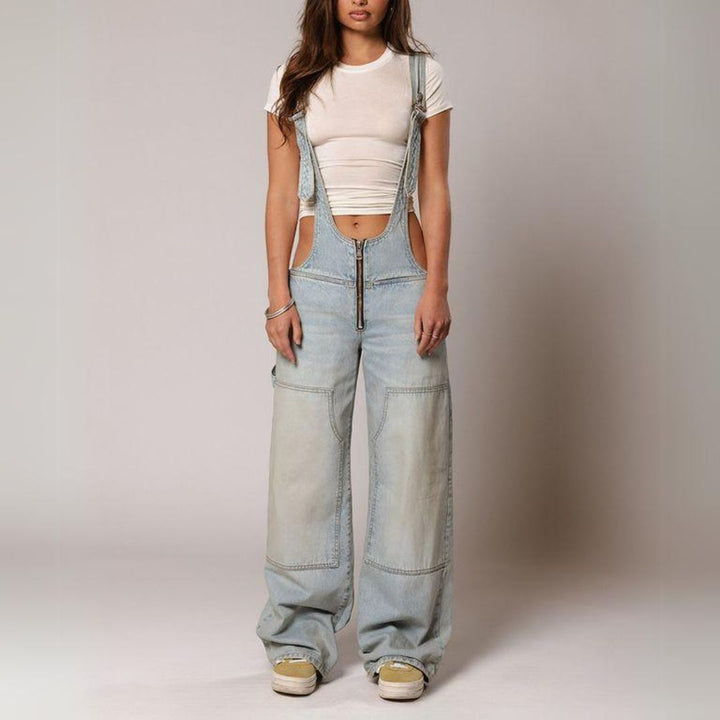 Harper Denim Overalls - Benson & Clark