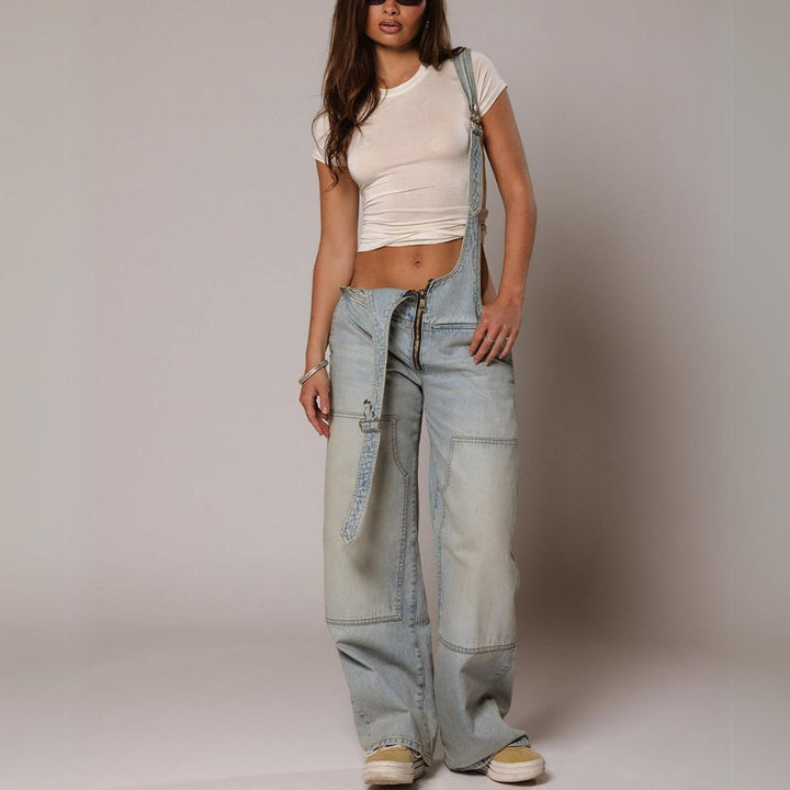 Harper Denim Overalls - Benson & Clark