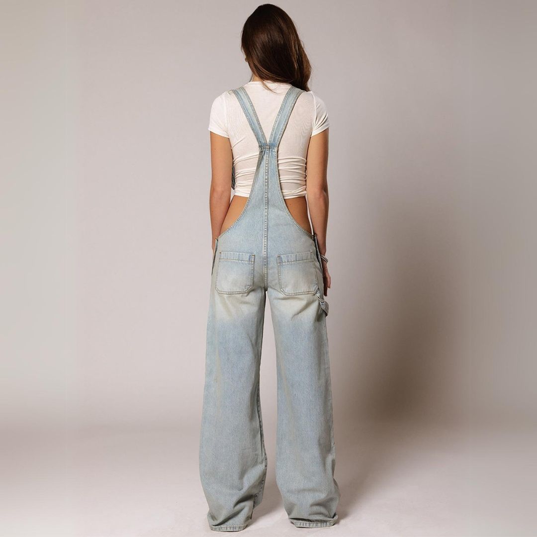 Harper Denim Overalls - Benson & Clark