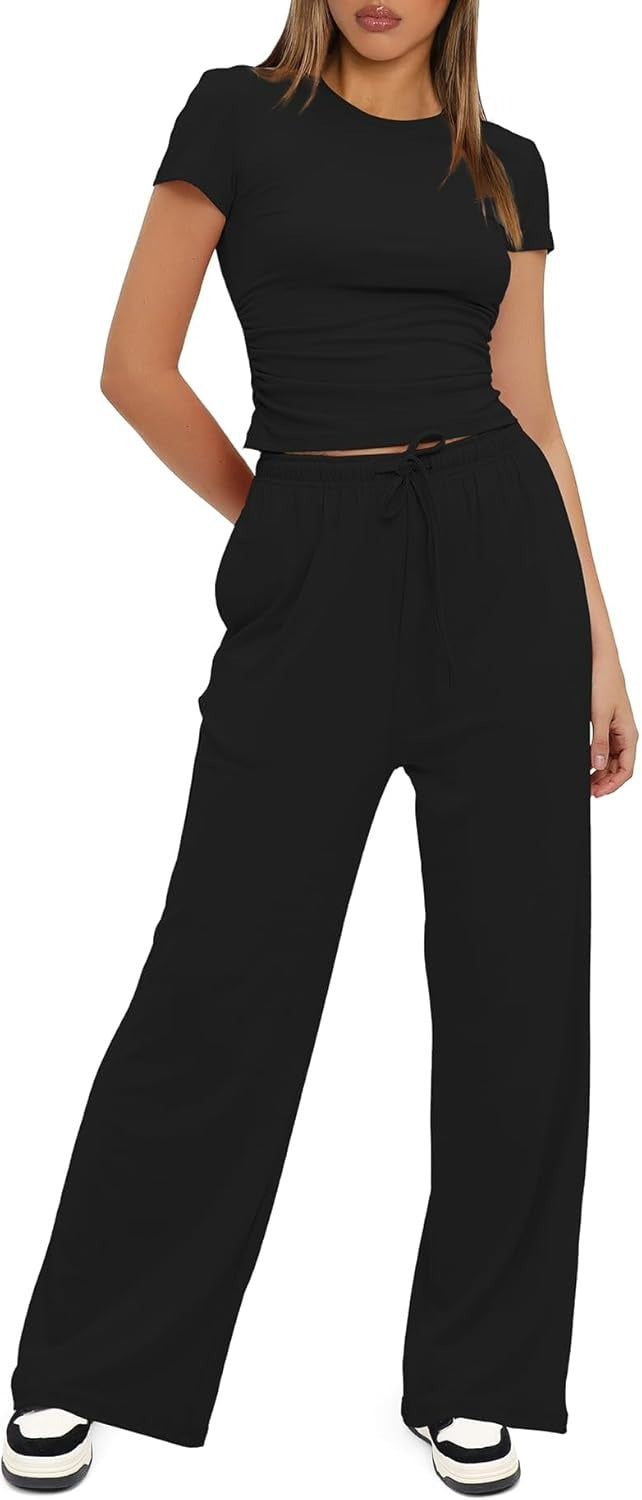 Cozy Flow 2 Piece Wide-Leg Set