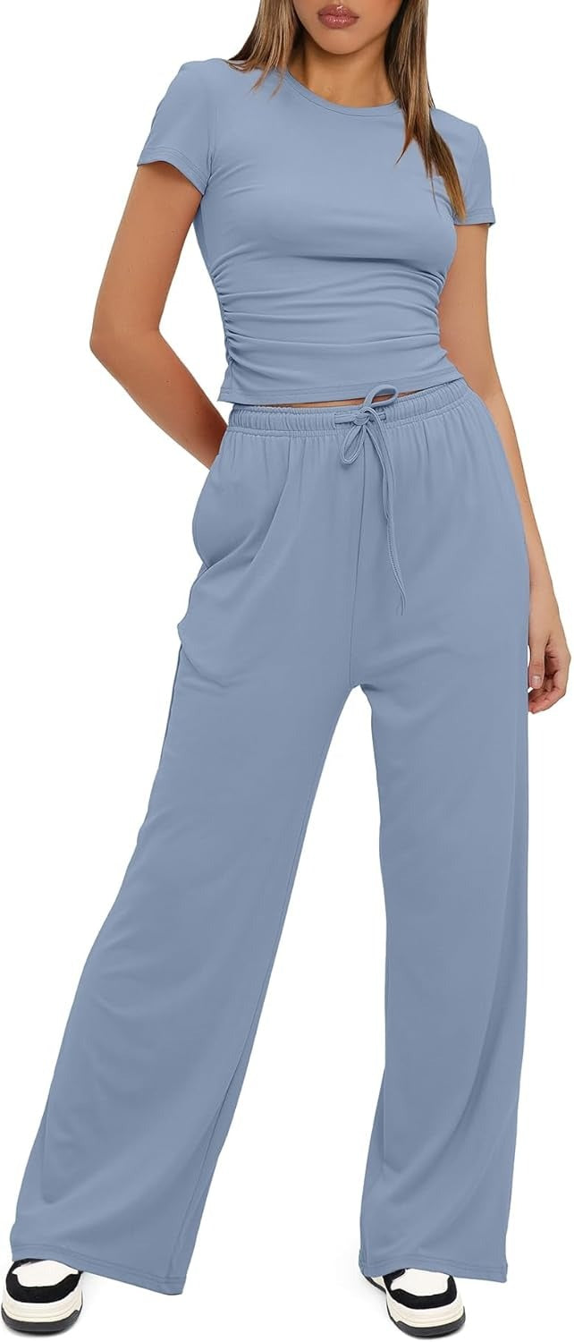 Cozy Flow 2 Piece Wide-Leg Set