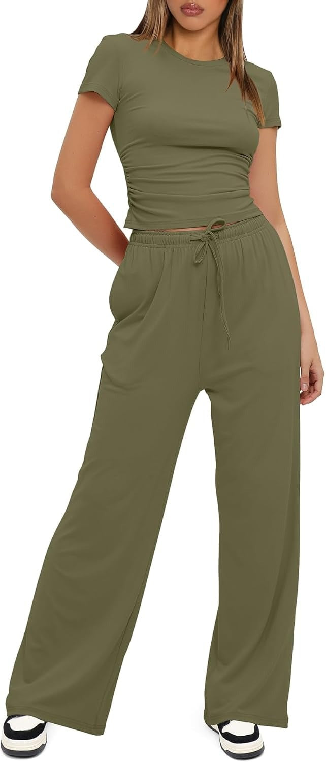 Cozy Flow 2 Piece Wide-Leg Set