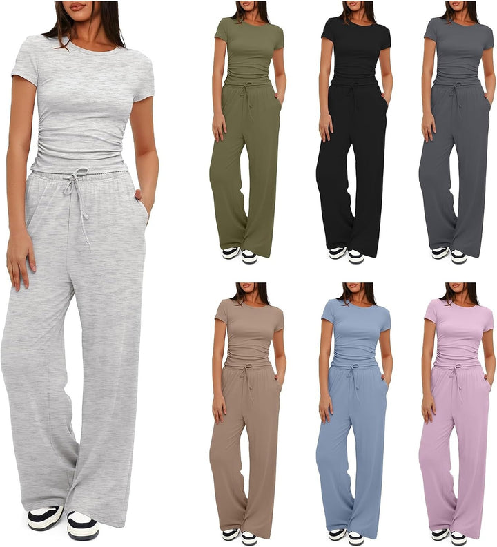 Cozy Flow 2 Piece Wide-Leg Set