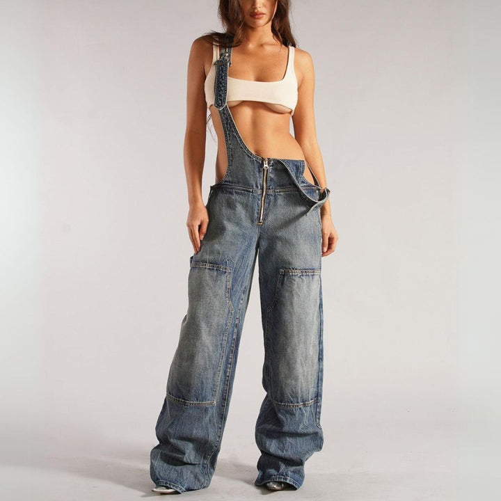 Harper Denim Overalls - Benson & Clark