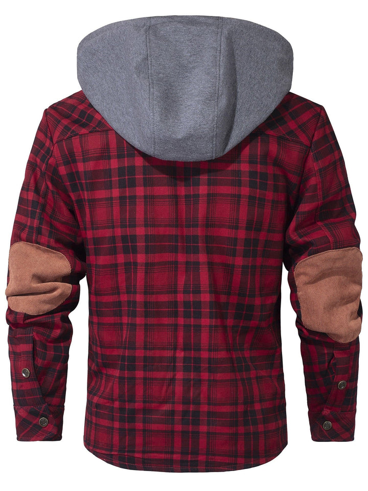 Highlander Hooded Flannel Jacket (9 Designs) - Benson & Clark