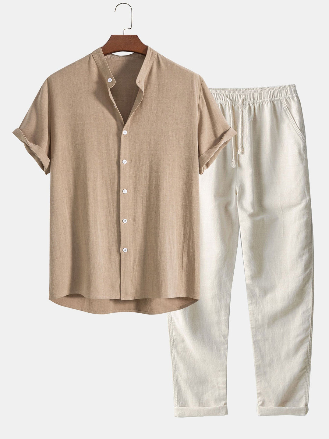 Carter Men’s Button Shirt and Shorts Set