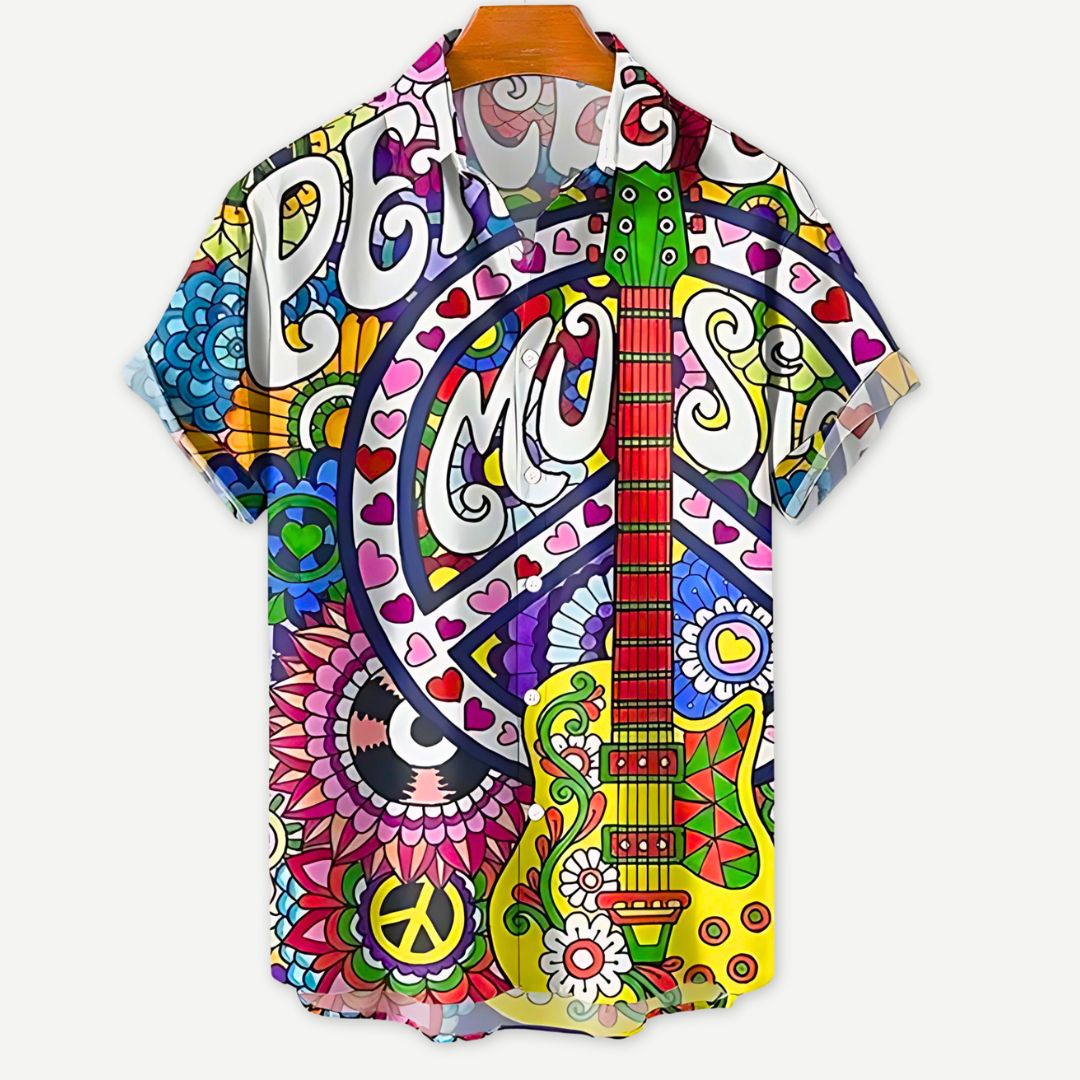 Relaxed Peace & Love Shirt - Benson & Clark