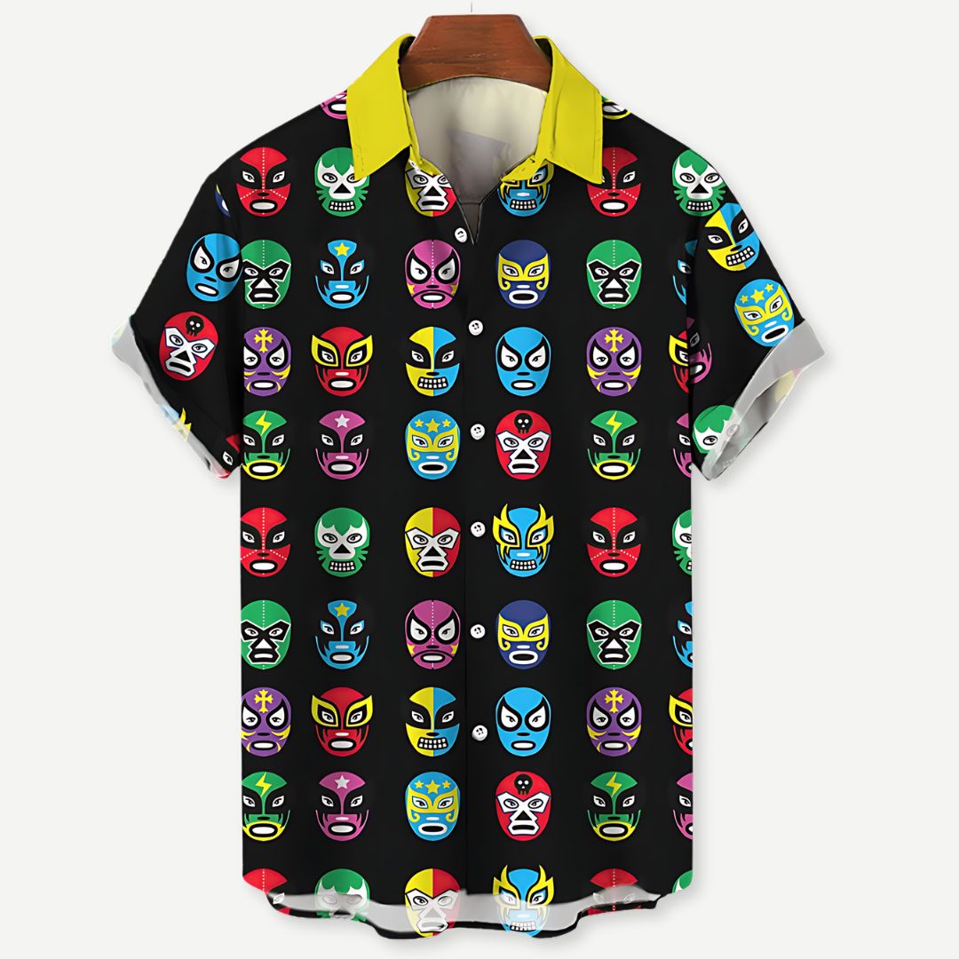 Relaxed Masked Mania Shirt - Benson & Clark