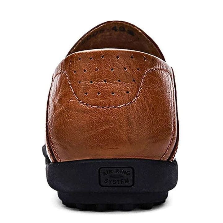 Genuine Leather "Air-Flow" Loafers - Benson & Clark