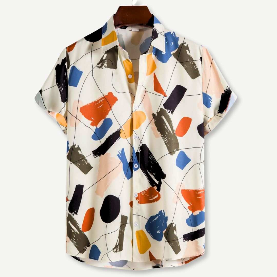 Relaxed Paint Stroke Shirt - Benson & Clark