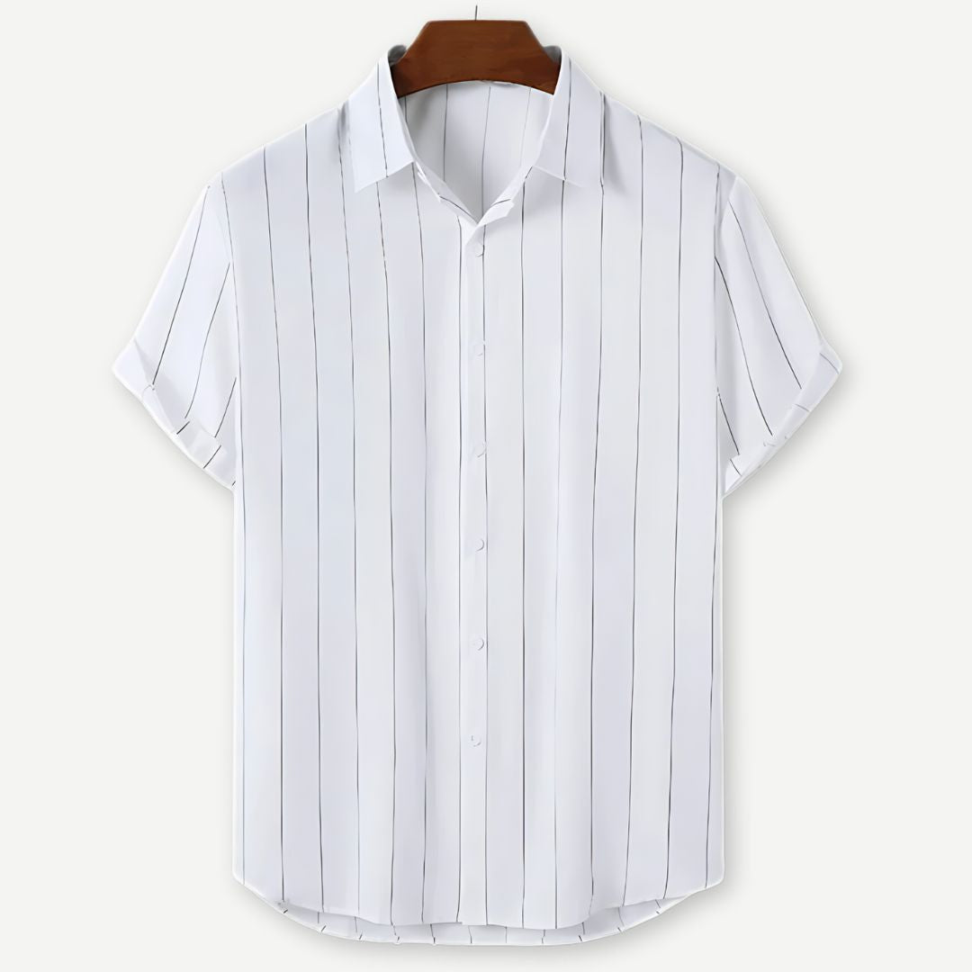 Relaxed Pinstripe Shirt - Benson & Clark