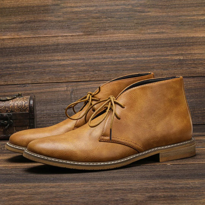 Genuine Leather Chukka Boots - Benson & Clark