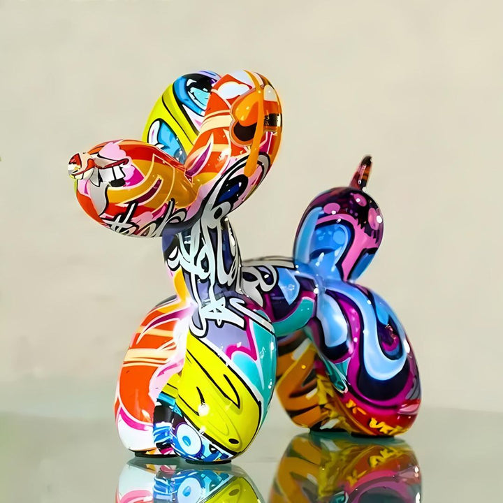 Balloon Dog Graffiti Sculpture - Benson & Clark