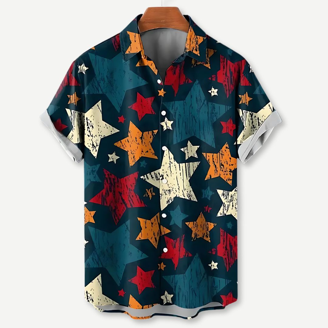 Relaxed "Starry Night" Shirt - Benson & Clark