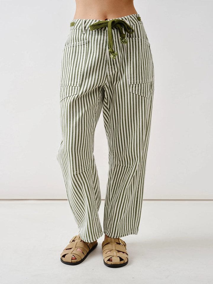Milano Railroad Barrel Pants