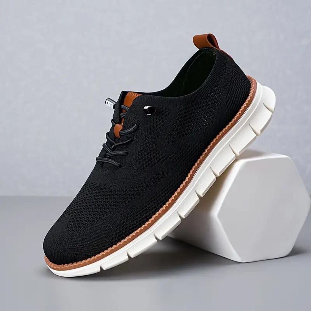 Casual Knit Sneakers - Benson & Clark