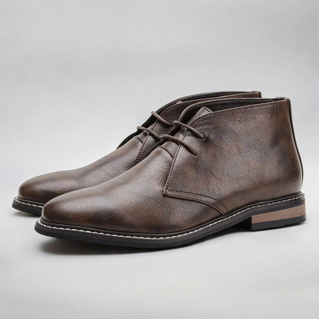 Genuine Leather Chukka Boots - Benson & Clark