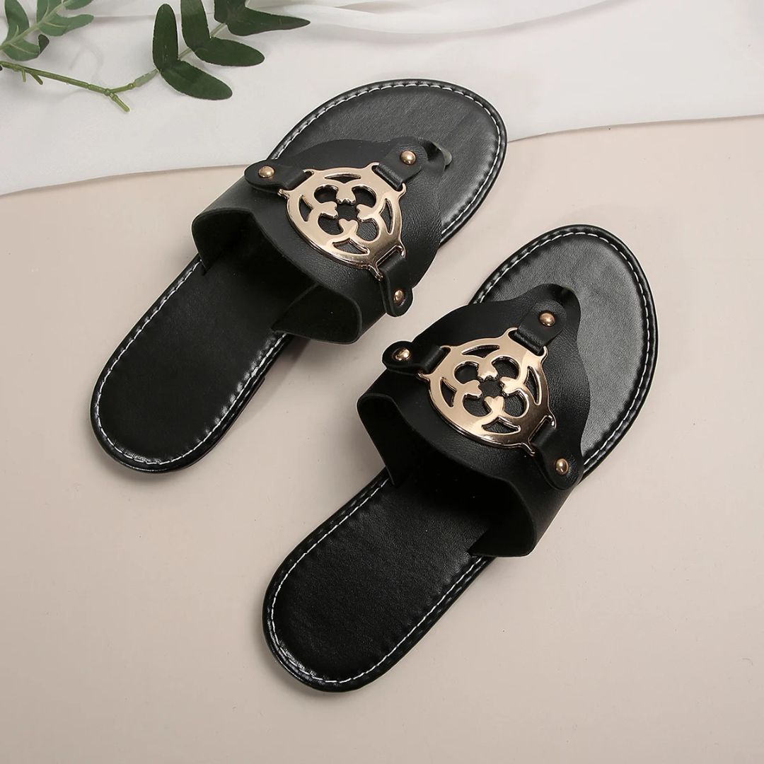 Eleanor Flat Sandals | Benson & Clark