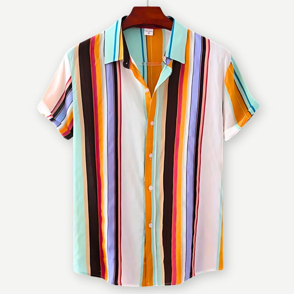 Relaxed Striped Linen Shirt - Benson & Clark