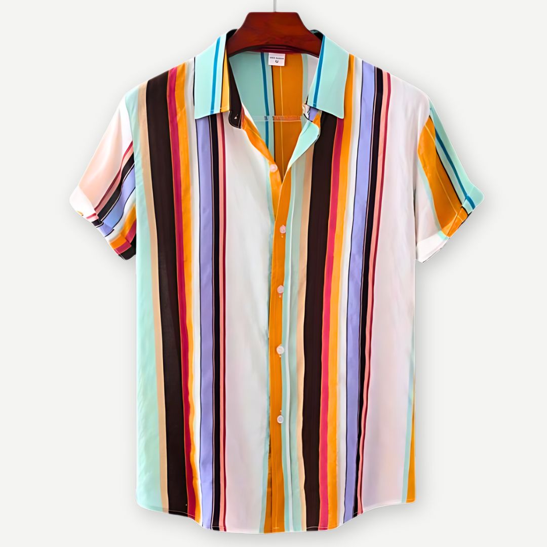 Relaxed Striped Linen Shirt - Benson & Clark