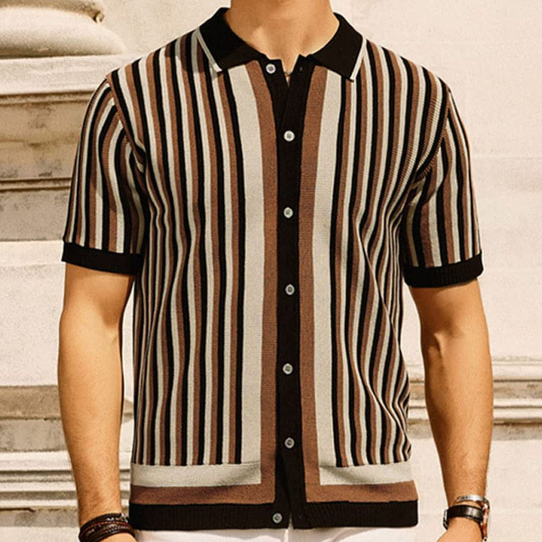Brighton Striped Button Up