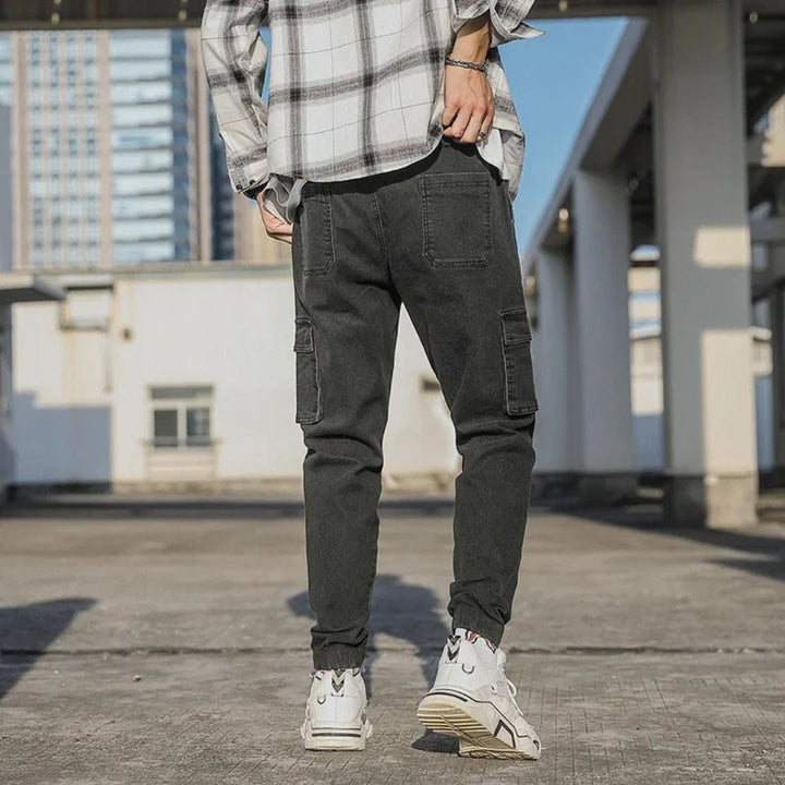 Utility Denim Joggers - Benson & Clark