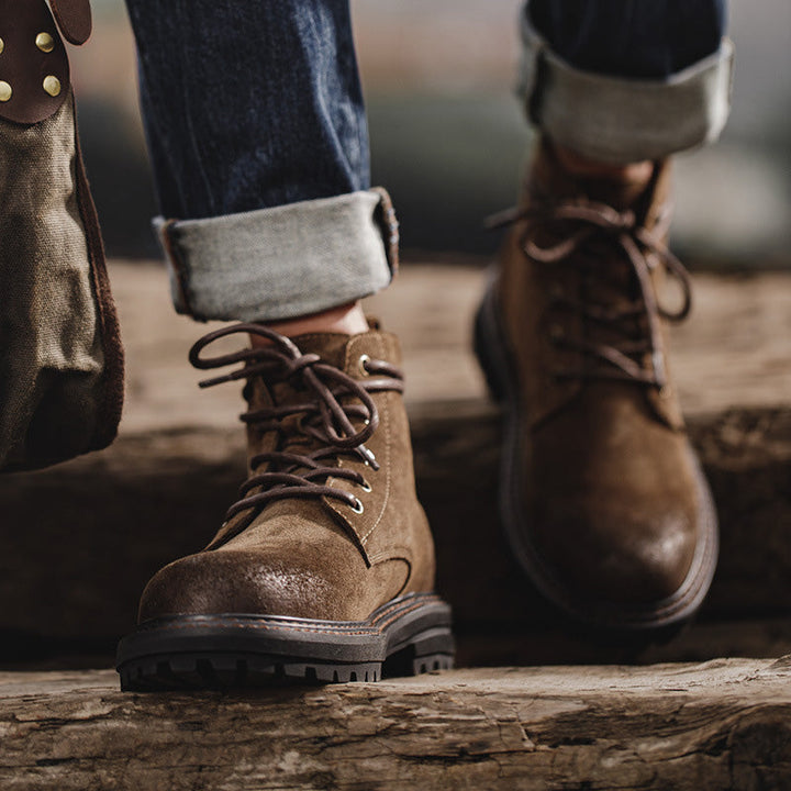 Siena Waxed Suede Boots