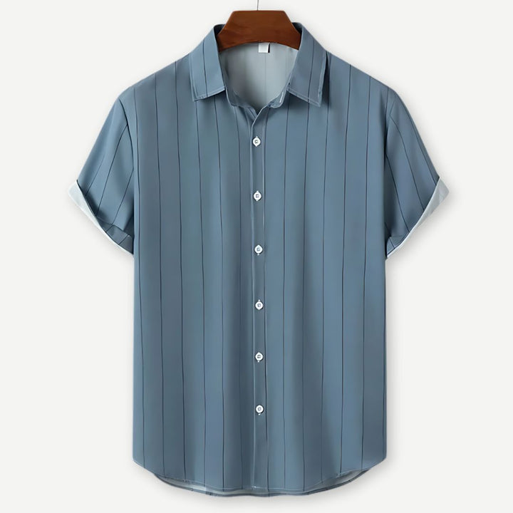 Relaxed Pinstripe Shirt - Benson & Clark