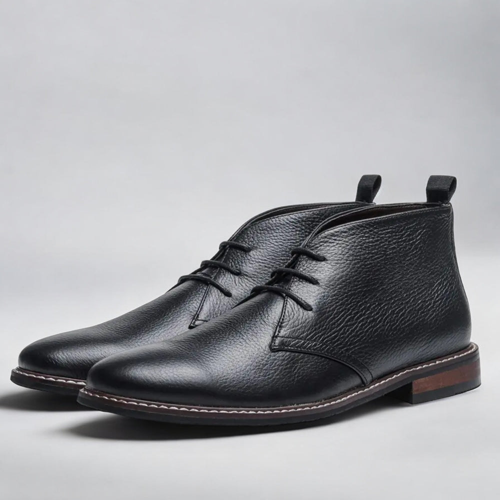 Genuine Leather Chukka Boots - Benson & Clark