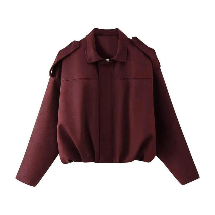 Novara Suede Bomber Jacket