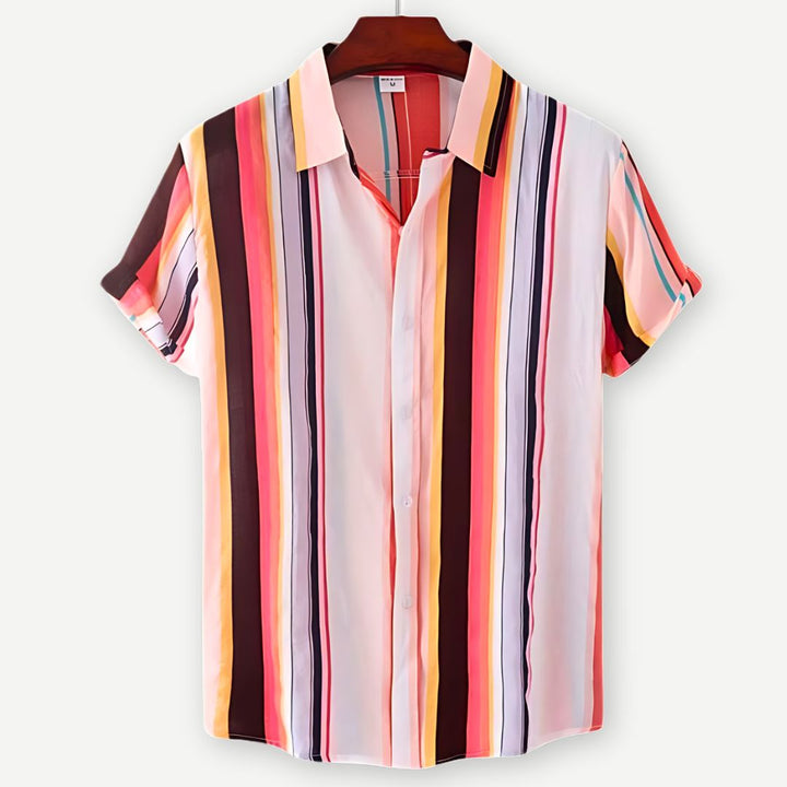 Relaxed Striped Linen Shirt - Benson & Clark