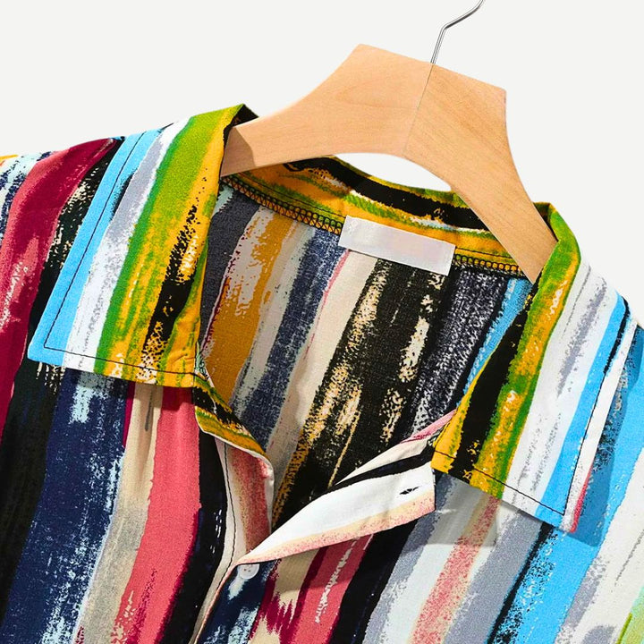 Relaxed Brushstroke Shirt - Benson & Clark