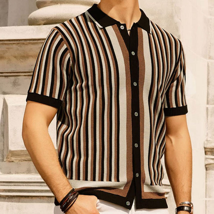 Brighton Striped Button Up