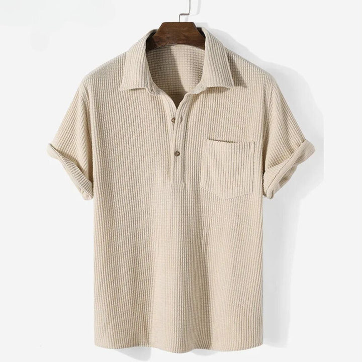 Relaxed Textured Polo - Benson & Clark