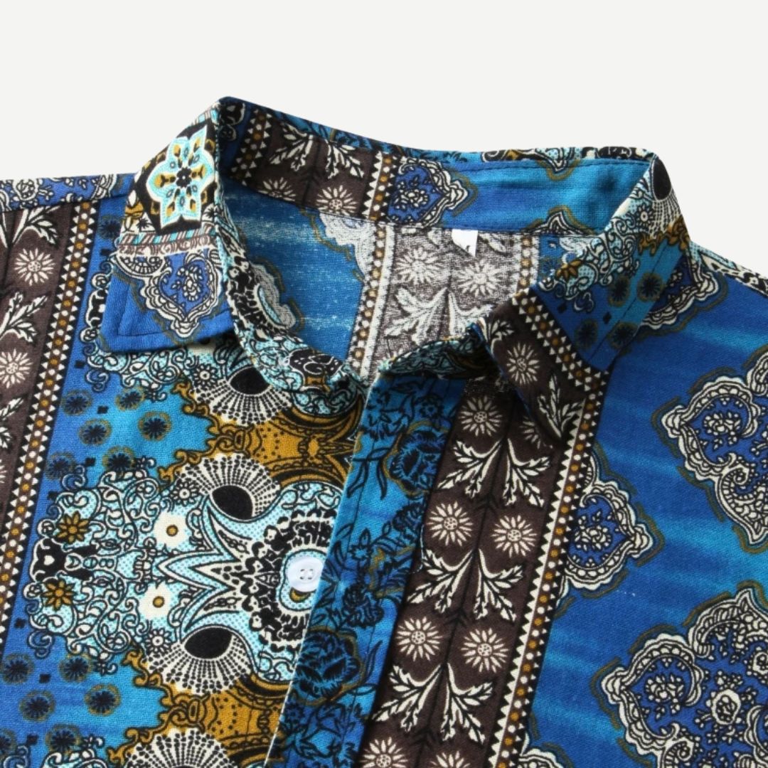 Relaxed Mosaic Majesty Shirt - Benson & Clark