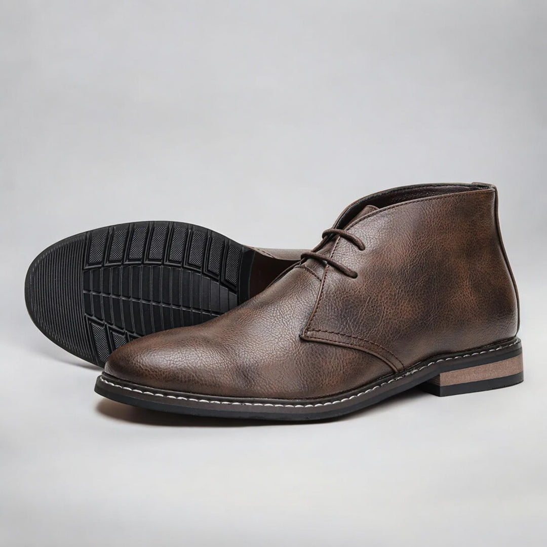 Genuine Leather Chukka Boots - Benson & Clark