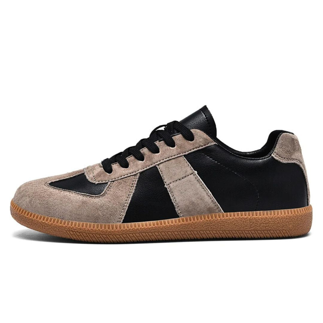 Premium Leather + Suede Sneakers - Benson & Clark