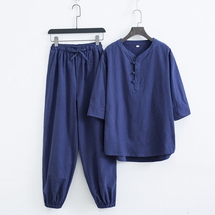 Zaranta Linen Two Piece Set - Benson & Clark