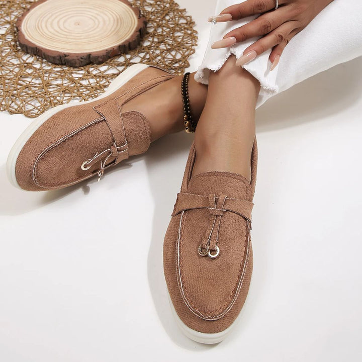 Suede Step Loafers - Benson & Clark