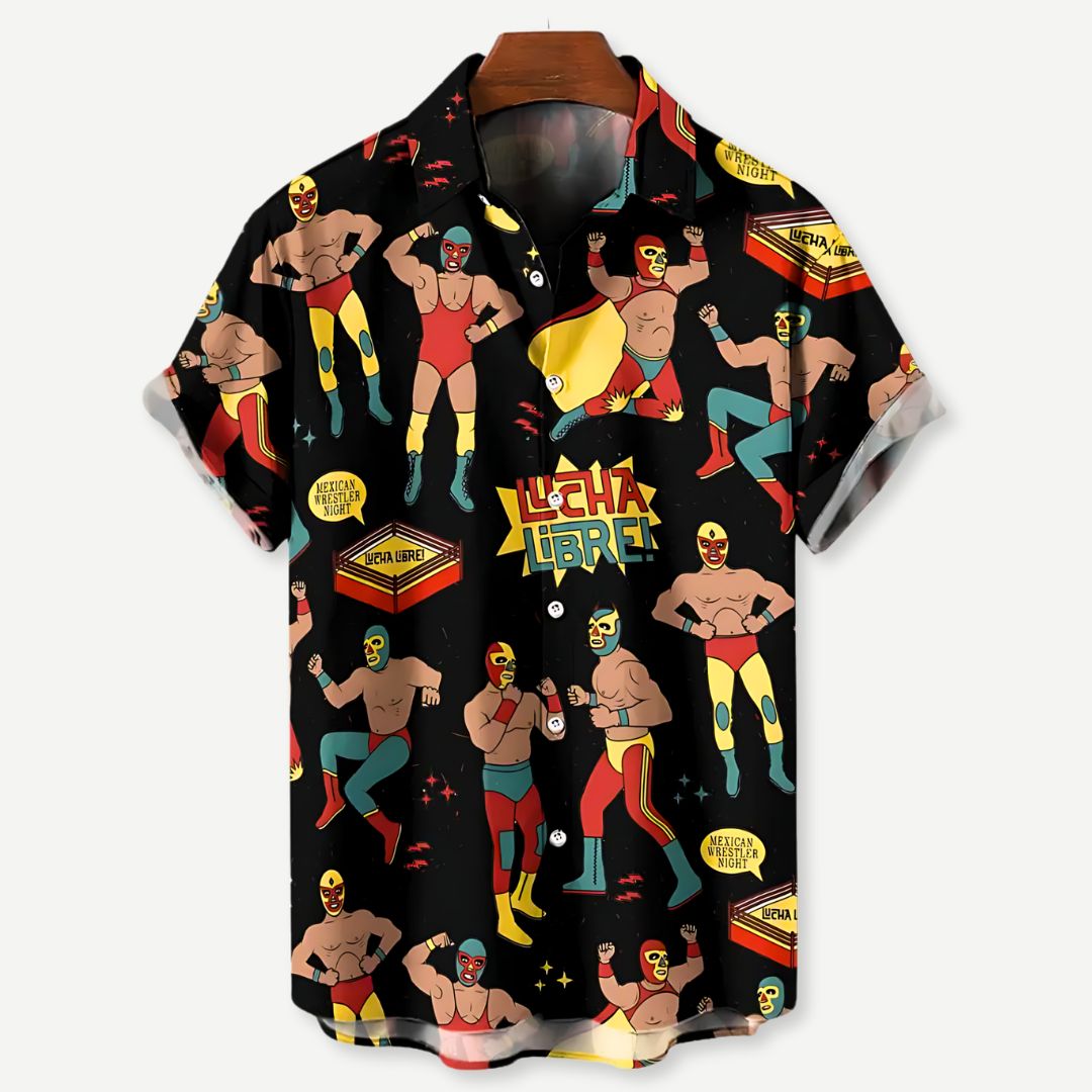 Relaxed Lucha Libre Shirt - Benson & Clark