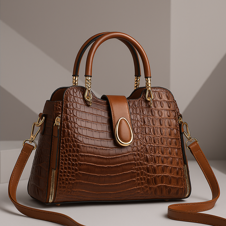 Verona Croc Handbag