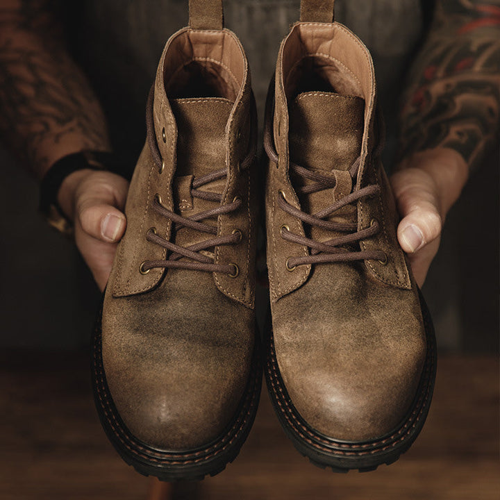 Siena Waxed Suede Boots