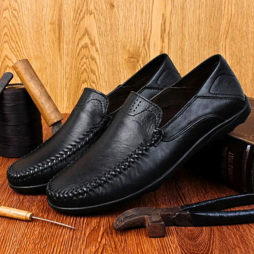 Genuine Leather "Lite Walk" Loafers - Benson & Clark