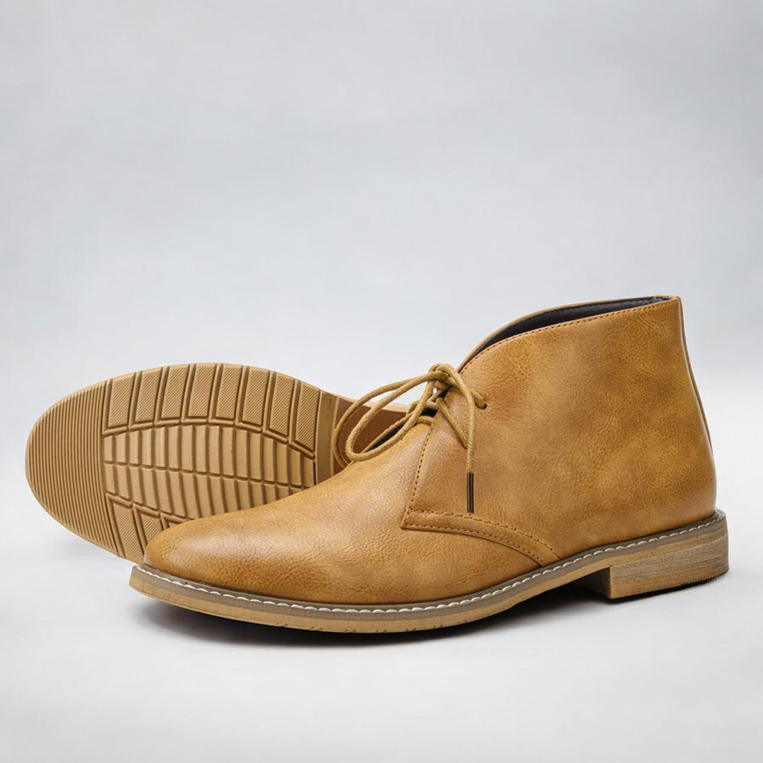 Genuine Leather Chukka Boots - Benson & Clark