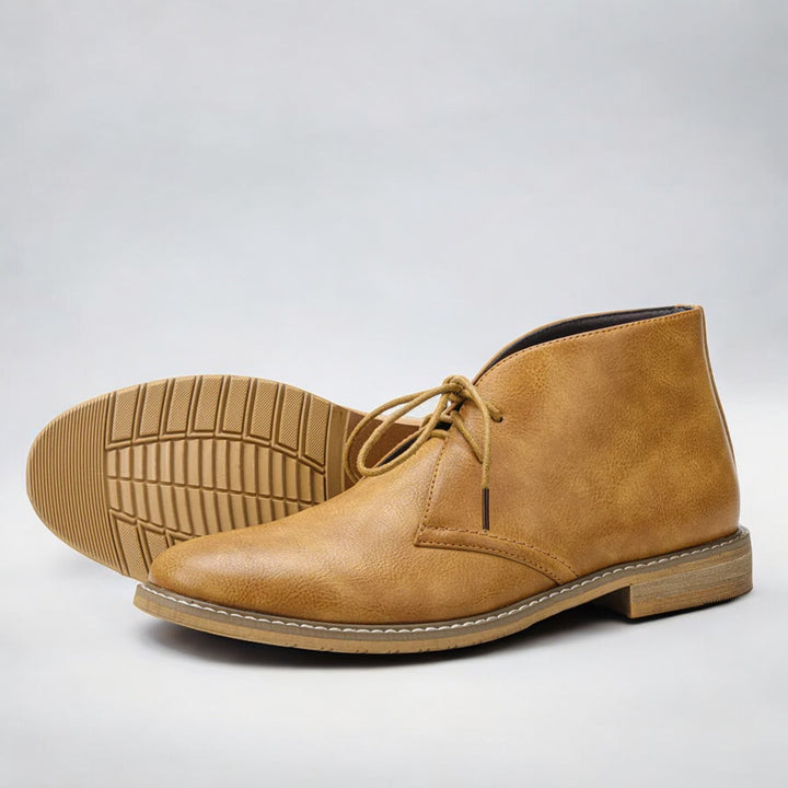 Genuine Leather Chukka Boots - Benson & Clark