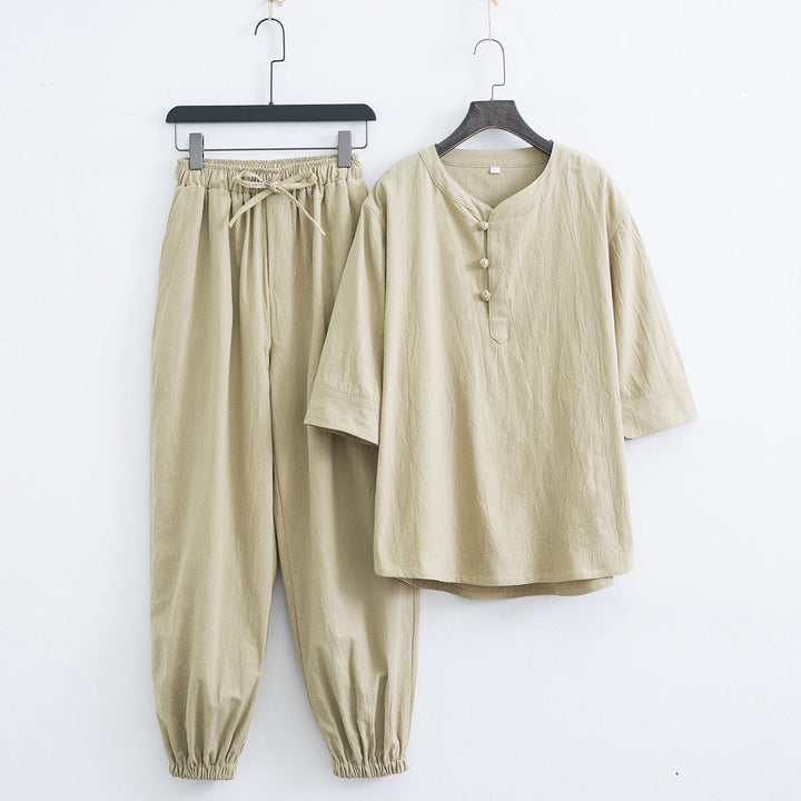 Zaranta Linen Two Piece Set - Benson & Clark