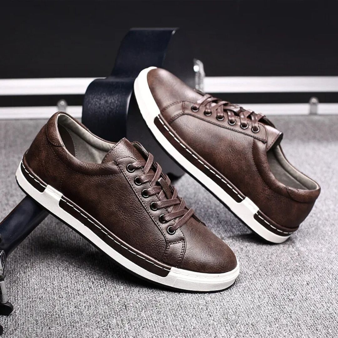 Modern Leather Sneaker - Benson & Clark