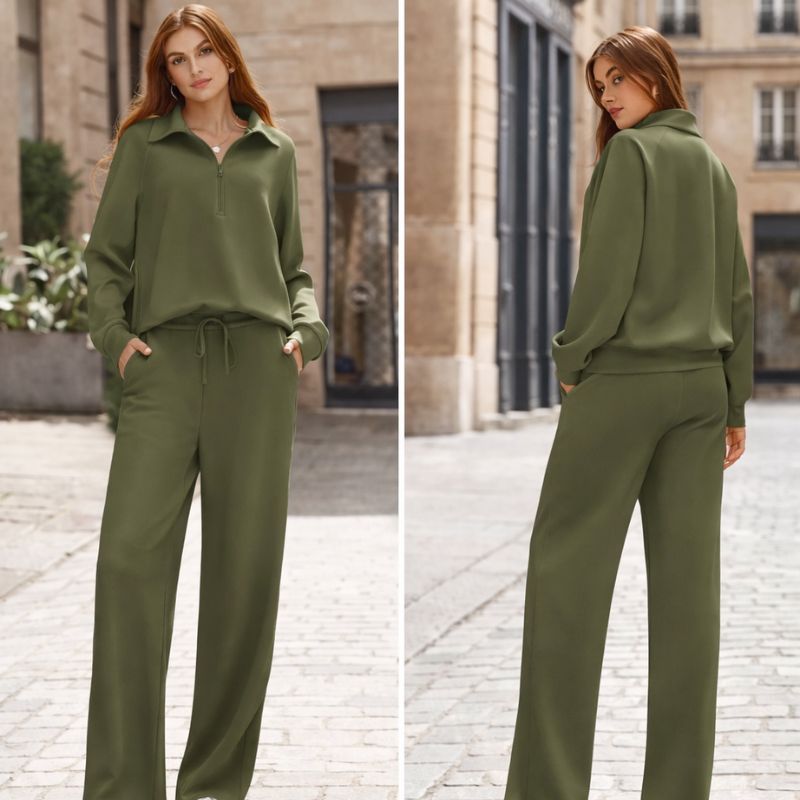 Azzura Half-Zip Set